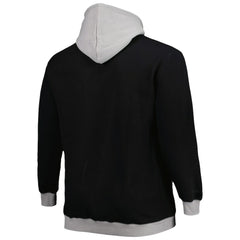 Las Vegas Raiders Big & Tall Big Face Pullover Hoodie - Black/Silver Hoodies