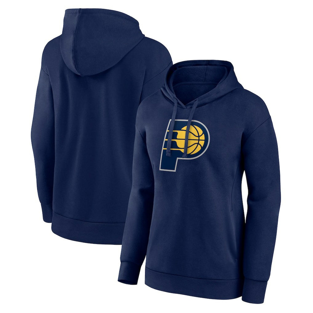 Indiana Pacers Women's Team Primary Logo Pullover Hoodie Navy outlet