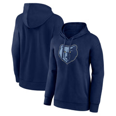 Memphis Grizzlies Women's Team Primary Logo Pullover Hoodie Navy outlet