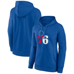 Philadelphia 76ers Women's Team Primary Logo Pullover Hoodie Royal