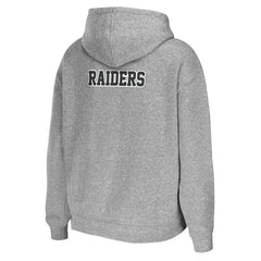 Las Vegas Raiders WEAR by Erin Andrews Women's Team Full-Zip Hoodie - Heathered Gray Hoodies