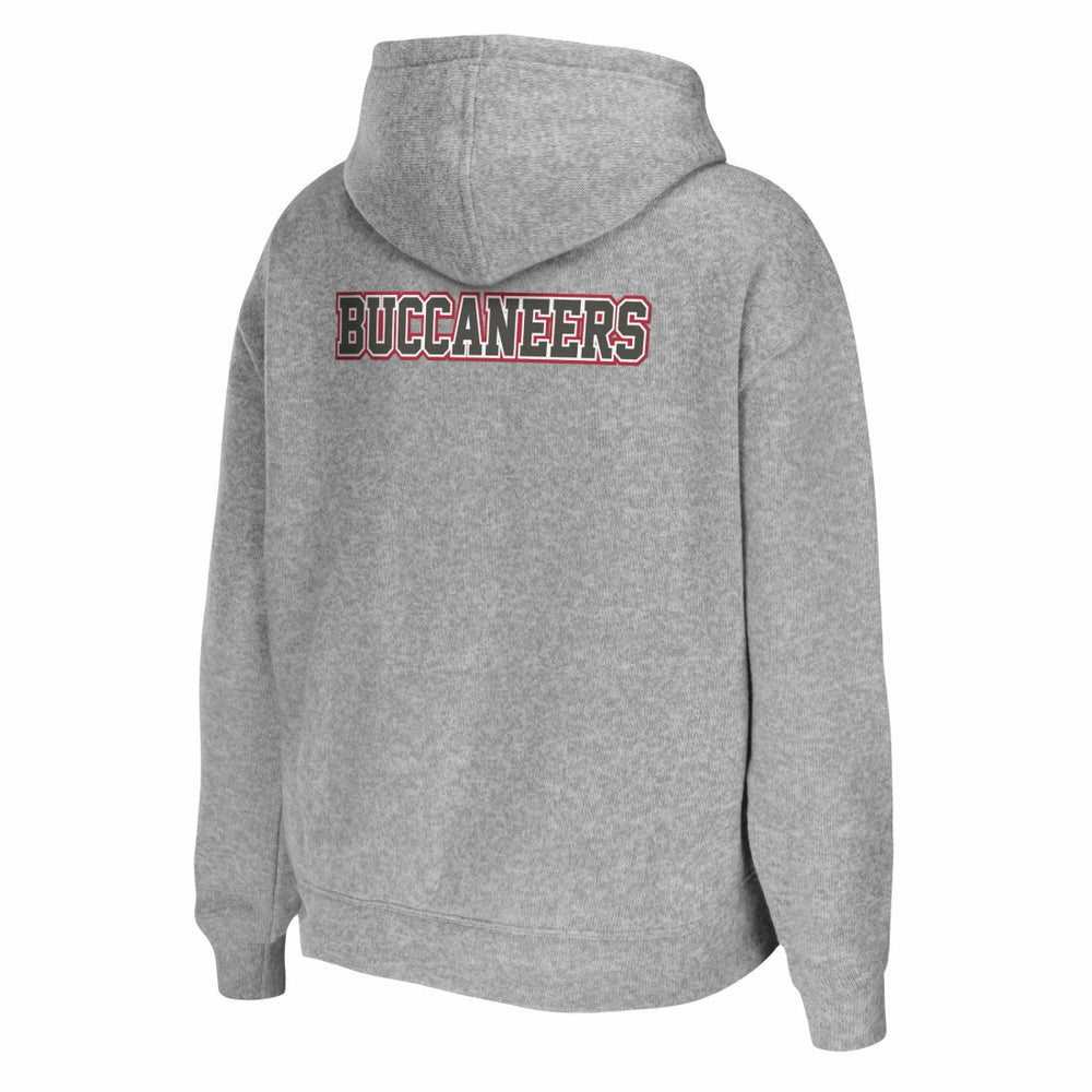 Tampa Bay Buccaneers WEAR by Erin Andrews Women's Team Full-Zip Hoodie - Heathered Gray Hoodies