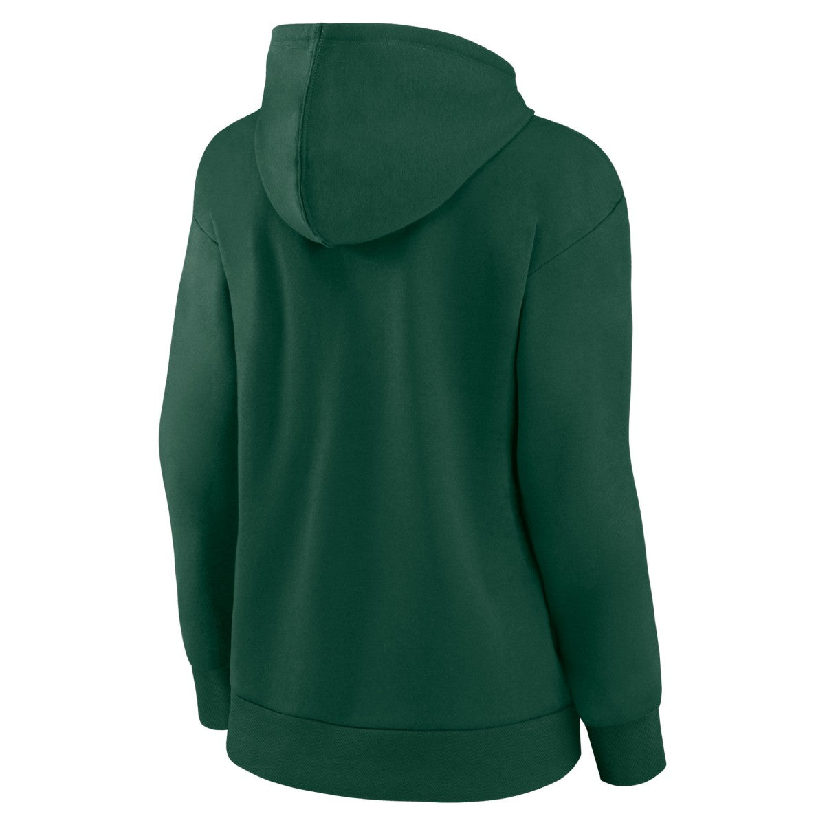 Milwaukee Bucks Women's Wordmark Alt Pullover Hoodie Hunter Green