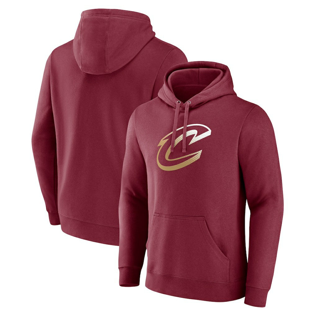 Cleveland Cavaliers Women's Gradient Logo Pullover Hoodie Wine outlet