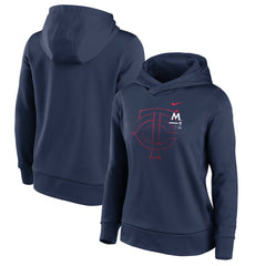 Minnesota Twins Nike Women's 2023 Big Game Fleece Pullover Hoodie - Navy Hoodies