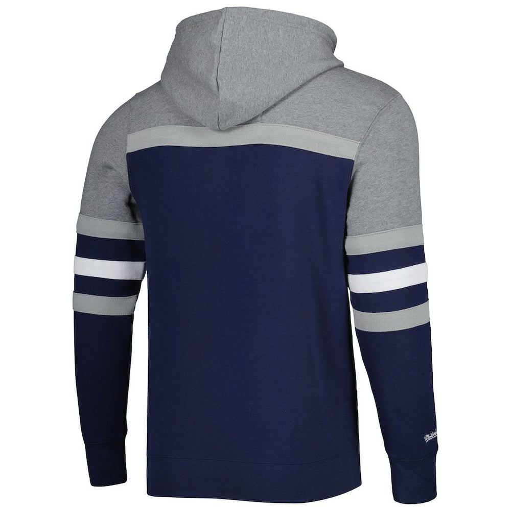 Dallas Cowboys Head Coach Pullover Hoodie - Navy/Heathered Gray Hoodies