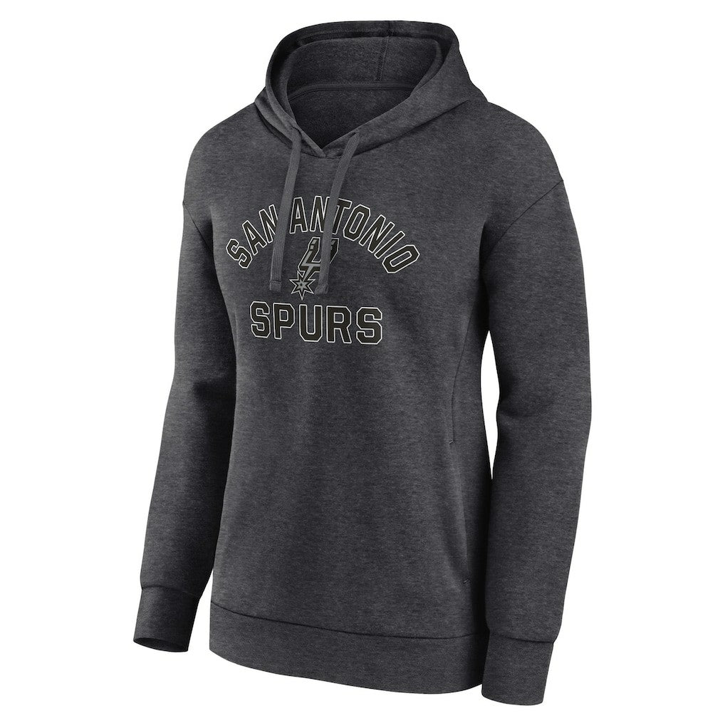 San Antonio Spurs Women's Overtime Pullover Hoodie Charcoal
