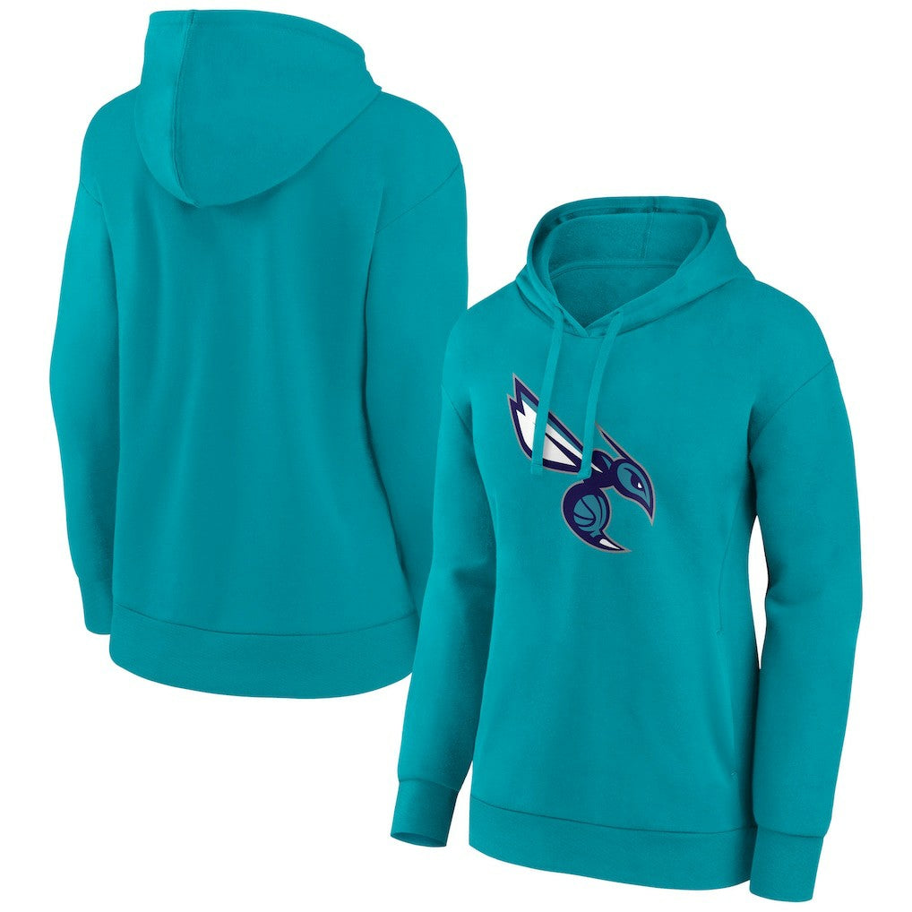 Charlotte Hornets Women's Alternate Logo Pullover Hoodie Teal