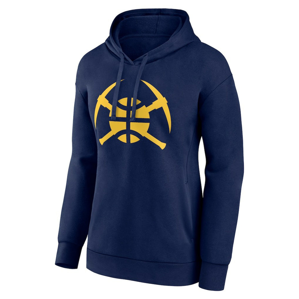 Denver Nuggets Women's Alternate Logo Pullover Hoodie Navy
