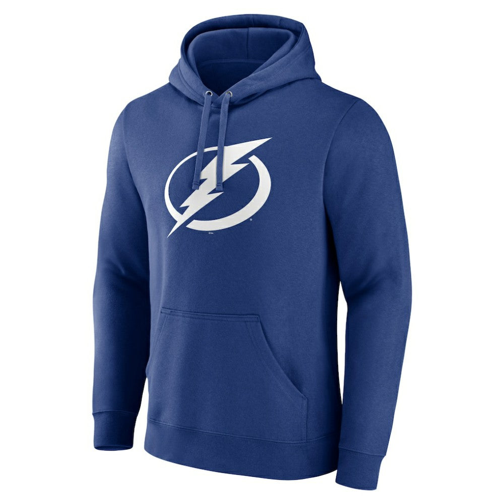 Tampa Bay Lightning Fanatics Primary Logo Pullover Hoodie - Blue | US 5133183