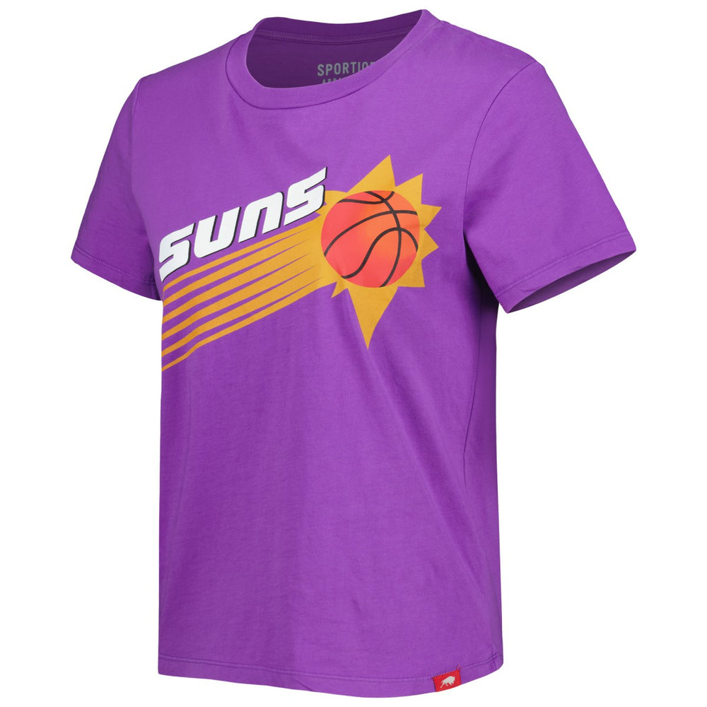 Phoenix Suns Sportiqe Women's Hardwood Classics Arcadia Elevated T-Shirt Purple
