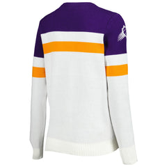 Phoenix Suns Lusso Women's Dominique Pullover Sweater Purple/Cream