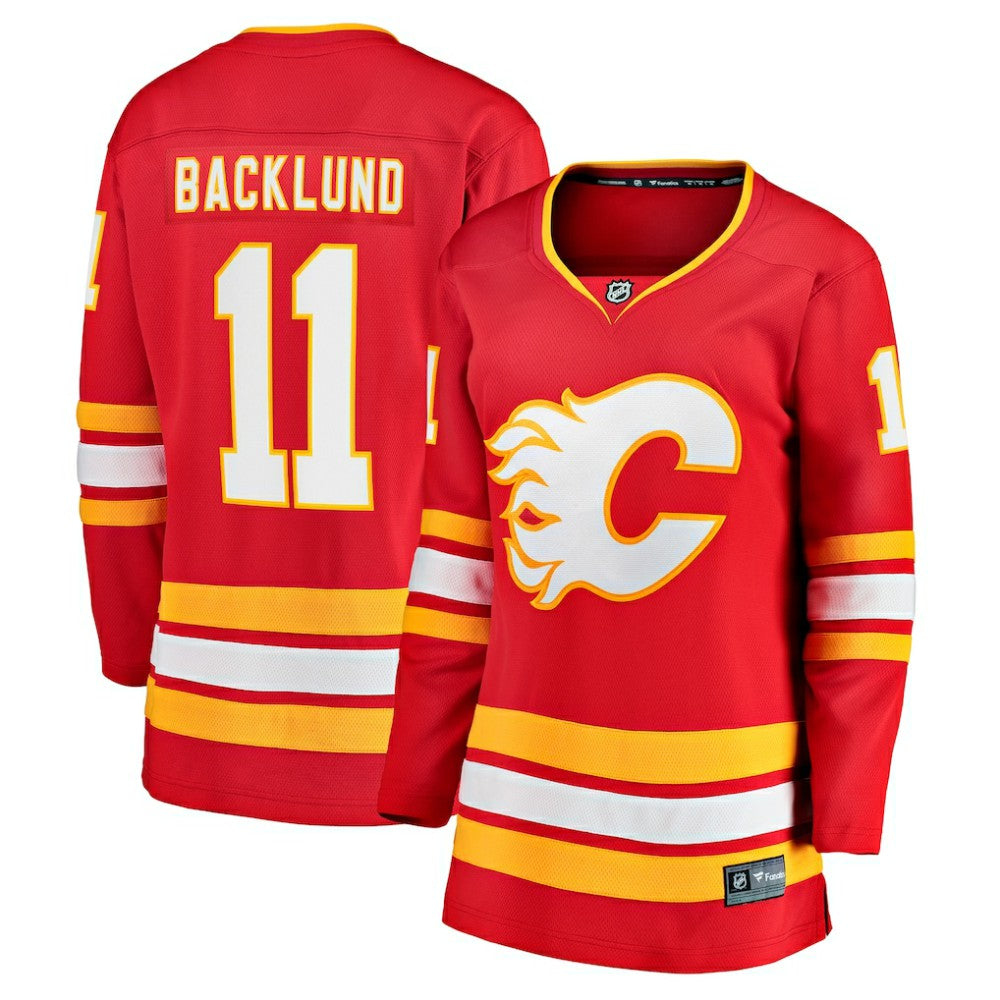 Mikael Backlund Calgary Flames Fanatics Women's Home Team Breakaway Player Jersey - Red | US 5135843