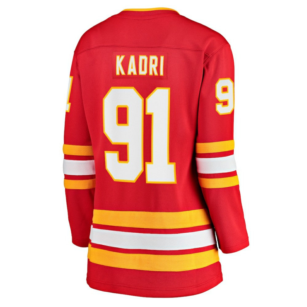 Nazem Kadri Calgary Flames Fanatics Women's Home Breakaway Player Jersey - Red | US 5135846