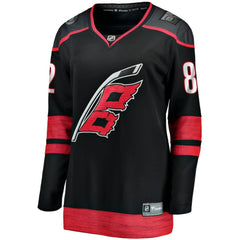 Jesperi Kotkaniemi Carolina Hurricanes Fanatics Women's Home Breakaway Player Jersey - Black | US 5135858