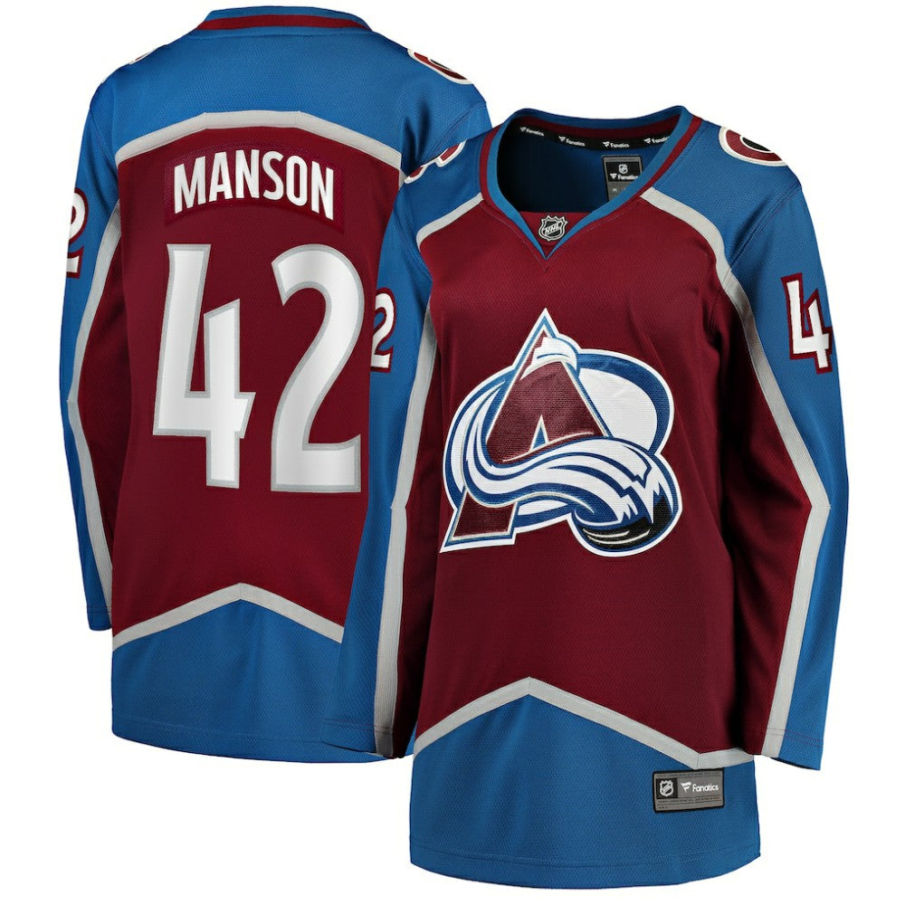 Josh Manson Colorado Avalanche Fanatics Women's Home Breakaway Player Jersey - Burgundy | US 5135901