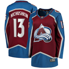 Valeri Nichushkin Colorado Avalanche Fanatics Women's Home Breakaway Player Jersey - Burgundy | US 5135903