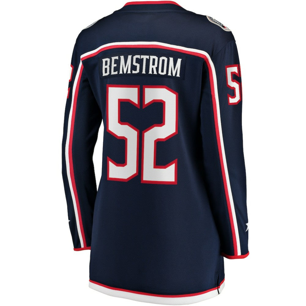 Emil Bemstrom Columbus Blue Jackets Fanatics Women's Home Breakaway Player Jersey - Navy | US 5135904