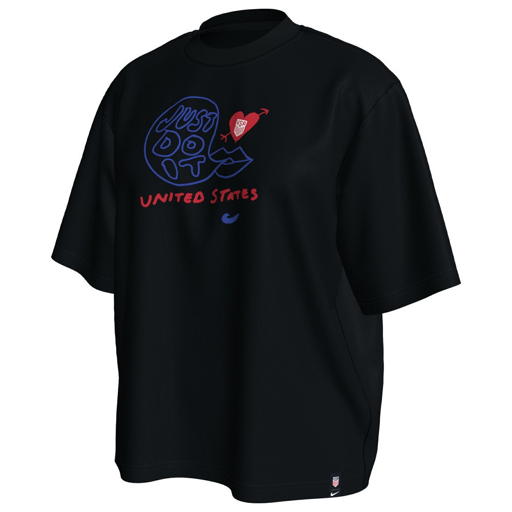 USMNT Women's Spring T-Shirt Black - Nike for sale