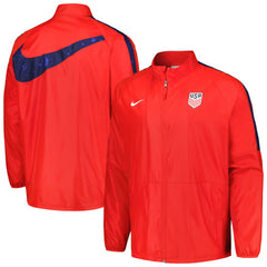 USMNT 2023 Academy AWF Raglan Full-Zip Jacket Red - Nike for sale