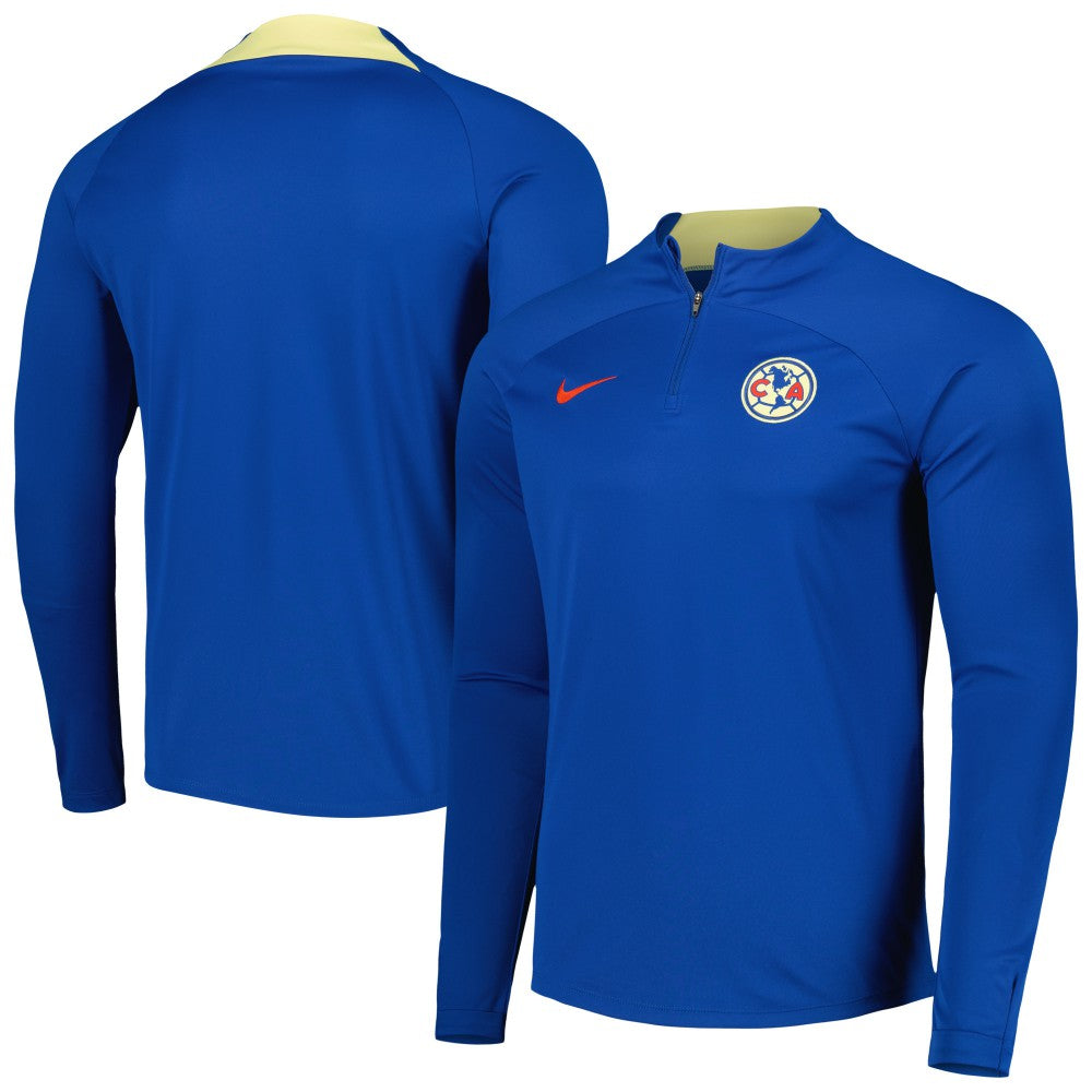 Club America Academy Pro Drill Raglan Quarter-Zip Top Blue - Nike sale