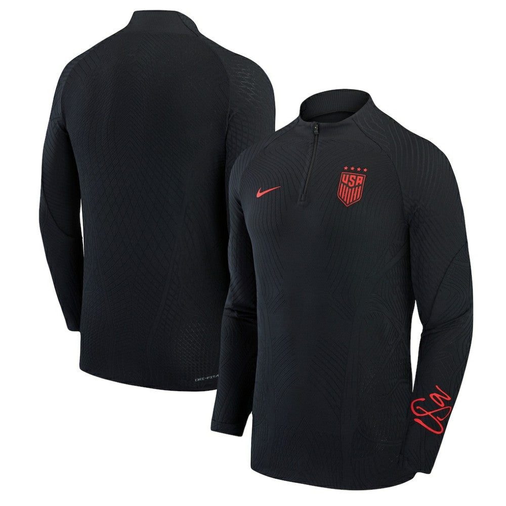 USWNT 2023 Strike Drill Performance Quarter-Zip Long Sleeve Top Black - Nike cheap