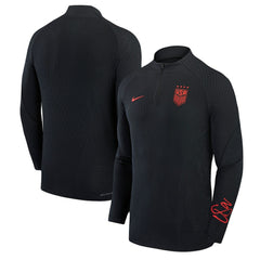 USWNT 2023 Strike Drill Performance Quarter-Zip Long Sleeve Top Black - Nike cheap