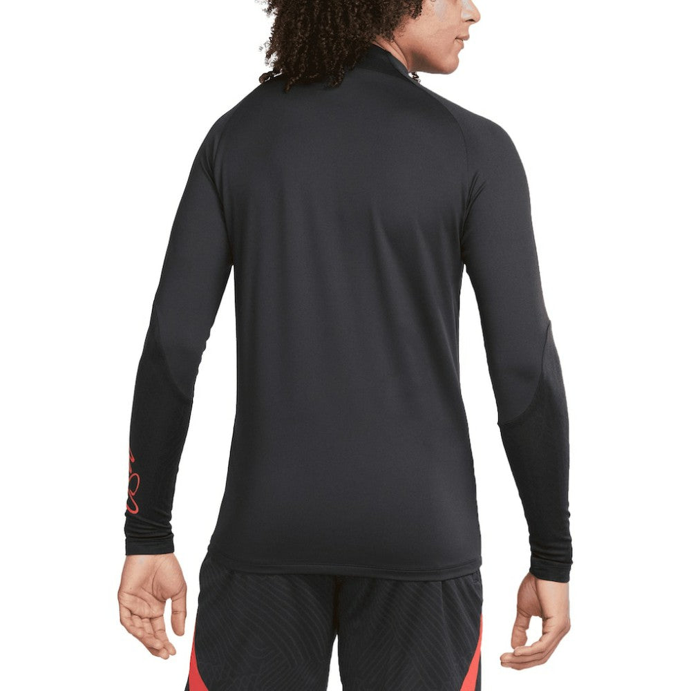 USWNT 2023 Strike Drill Performance Raglan Quarter-Zip Long Sleeve Top Black - Nike outlet
