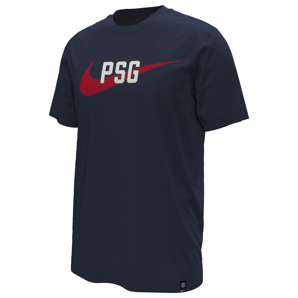 Paris Saint-Germain Swoosh T-Shirt Navy - Nike for sale