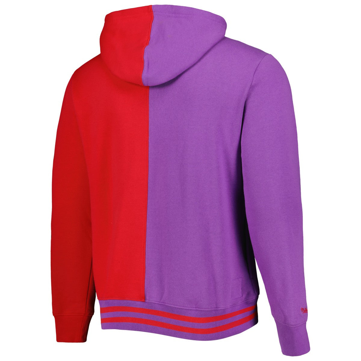 Toronto Raptors Big & Tall Hardwood Classics Split Pullover Hoodie Purple/Red - Mitchell & Ness