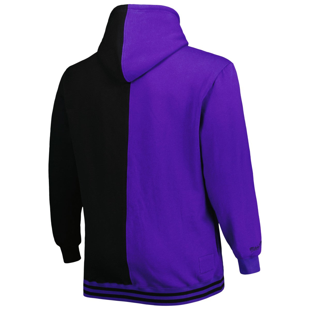 Phoenix Suns Big & Tall Hardwood Classics Split Pullover Hoodie Purple/Black - Mitchell & Ness