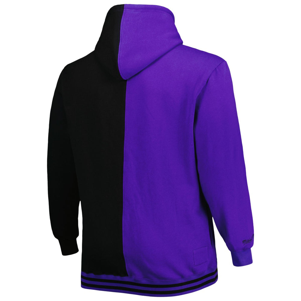 Phoenix Suns Big & Tall Hardwood Classics Split Pullover Hoodie Purple/Black - Mitchell & Ness