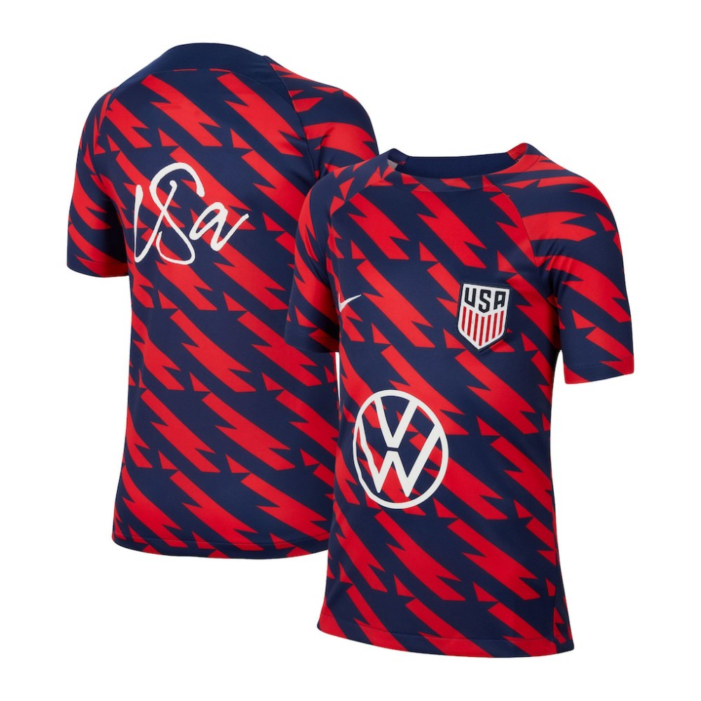 USMNT Youth 2023/24 Academy Pro Performance Pre-Match Top Red - Nike cheap