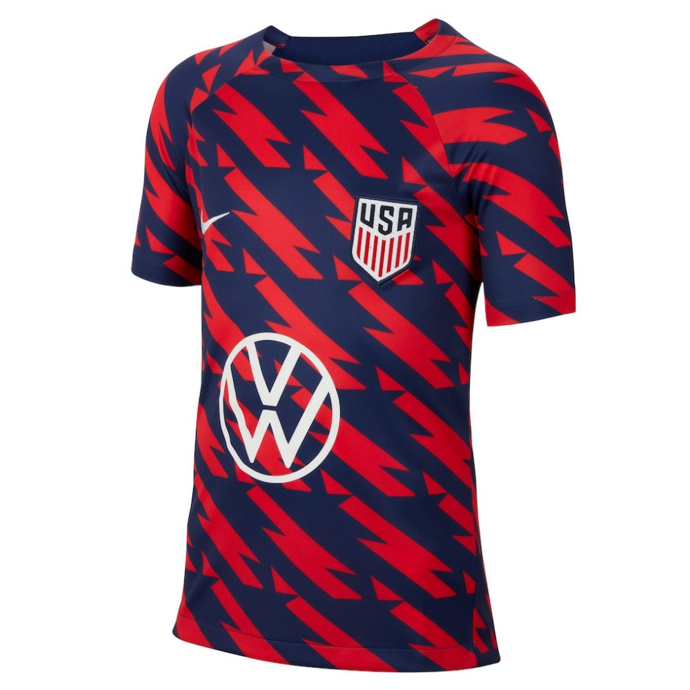 USMNT Youth 2023/24 Academy Pro Performance Pre-Match Top Red - Nike cheap