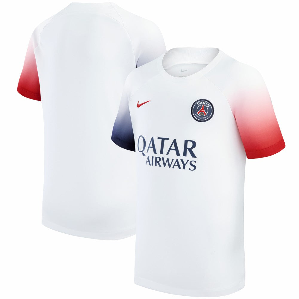 Paris Saint-Germain Youth 2023/24 Academy Pro Performance Pre-Match Top White - Nike on sale