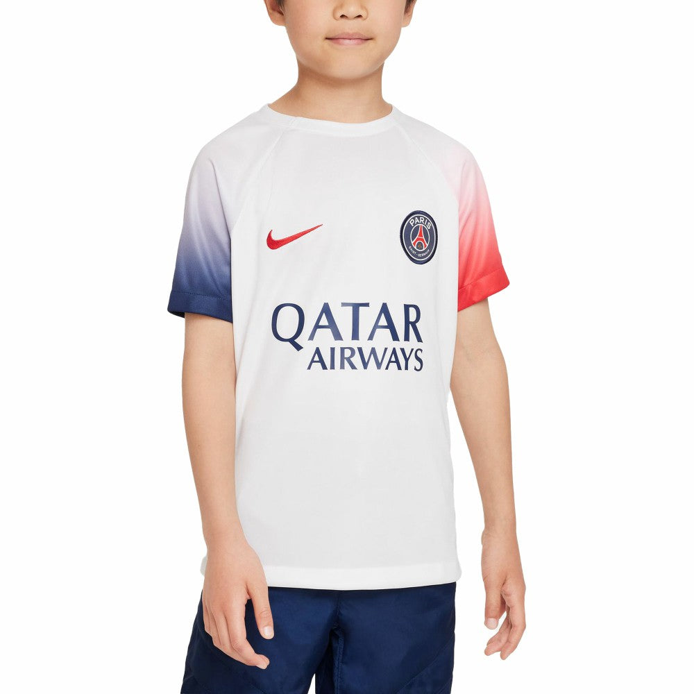 Paris Saint-Germain Youth 2023/24 Academy Pro Performance Pre-Match Top White - Nike on sale