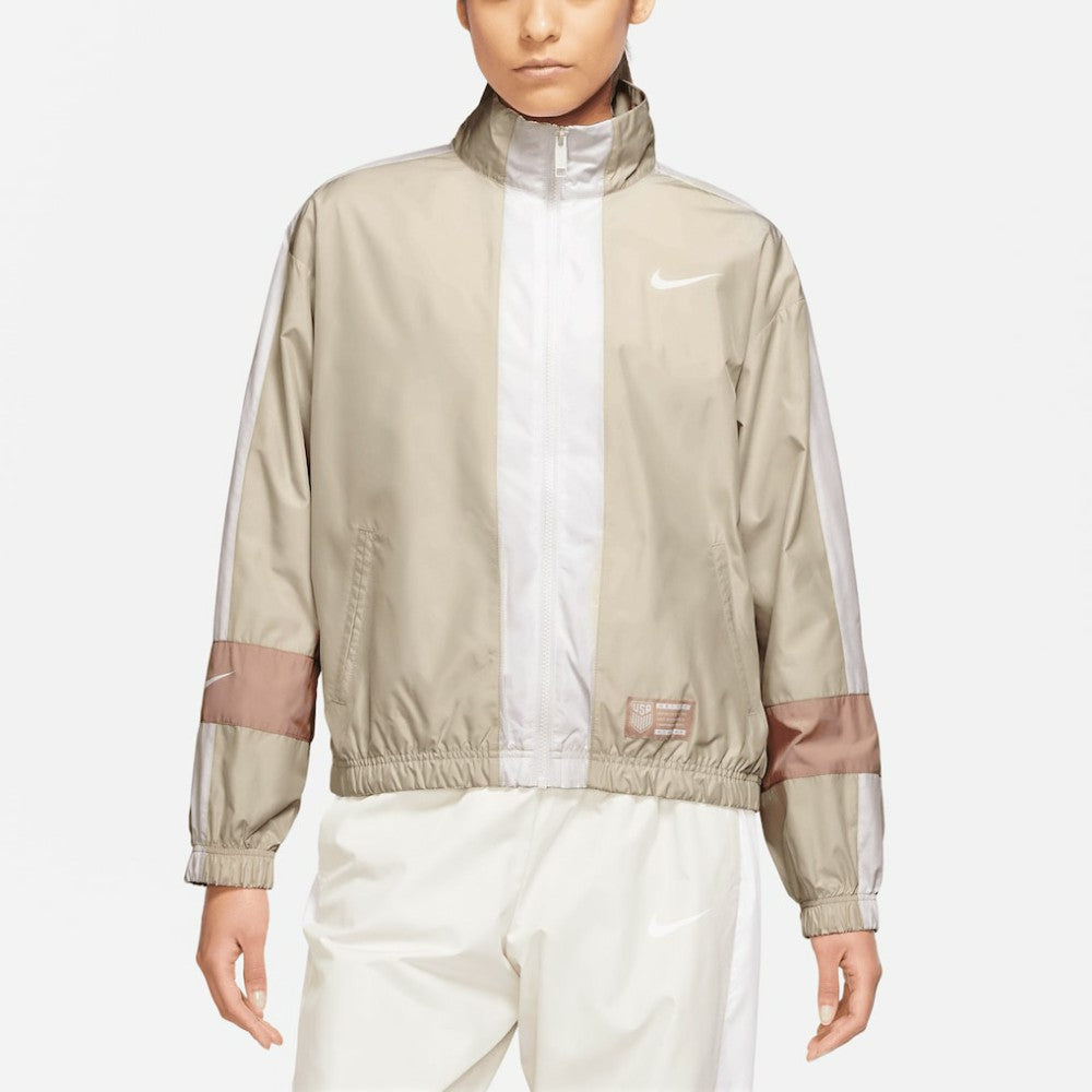 USMNT Women's Essential Full-Zip Jacket Tan - Nike online