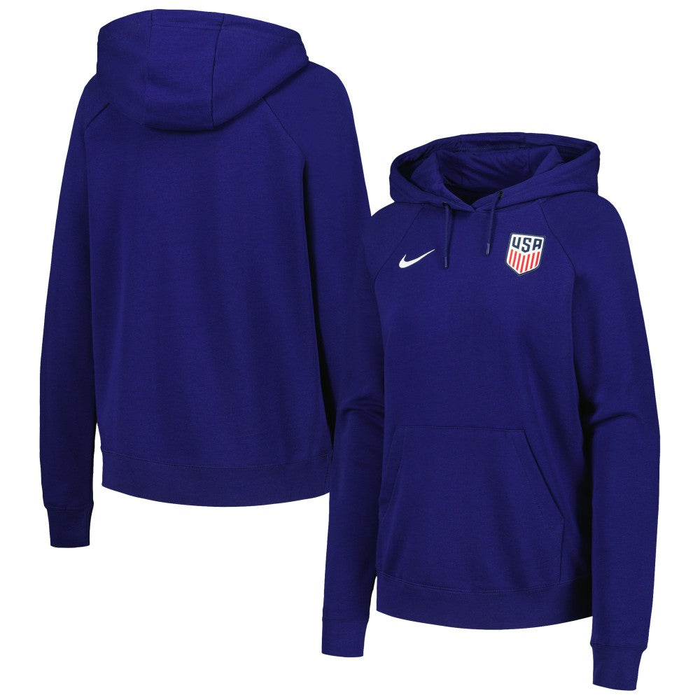 USMNT Women's Essential Raglan Pullover Hoodie Navy - Nike for sale
