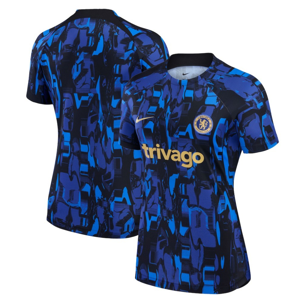 Chelsea Women's 2023/24 Home Academy Pro Pre-Match Top Blue - Nike on sale