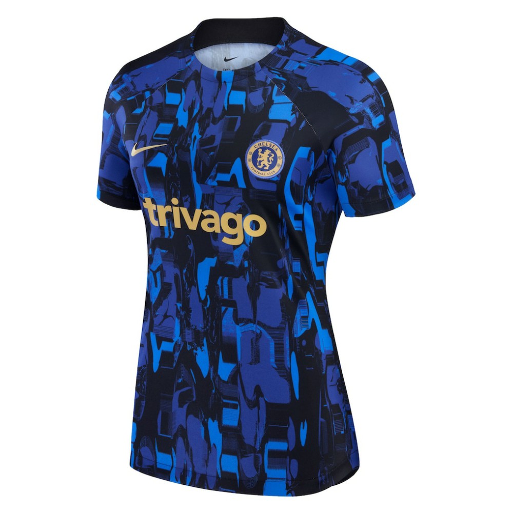 Chelsea Women's 2023/24 Home Academy Pro Pre-Match Top Blue - Nike on sale