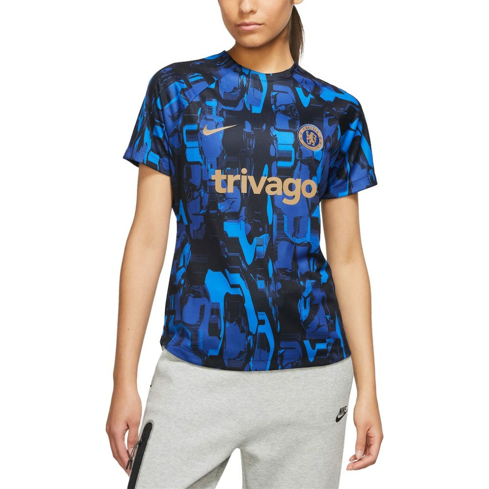 Chelsea Women's 2023/24 Home Academy Pro Pre-Match Top Blue - Nike on sale