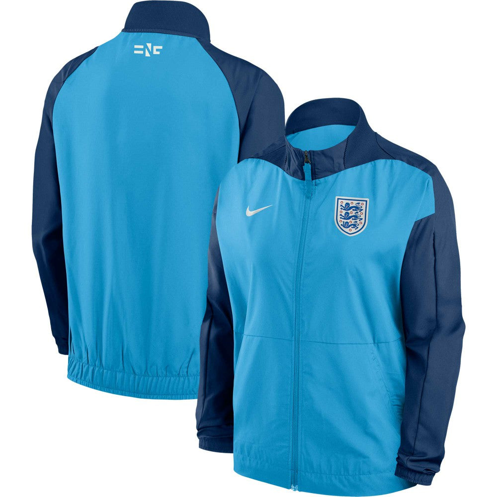 England Women's National Team Women's 2023 Anthem Raglan Performance Full-Zip Jacket Blue - Nike outlet