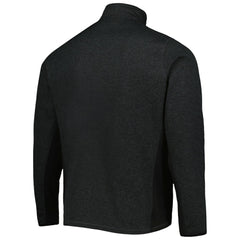 Chicago Blackhawks Antigua Course Quarter-Zip Jacket - Heathered Black | US 5138515
