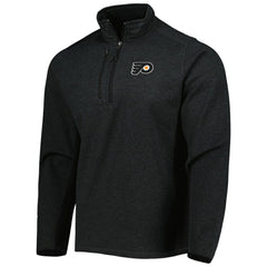 Philadelphia Flyers Antigua Course Quarter-Zip Jacket - Heathered Black | US 5138520