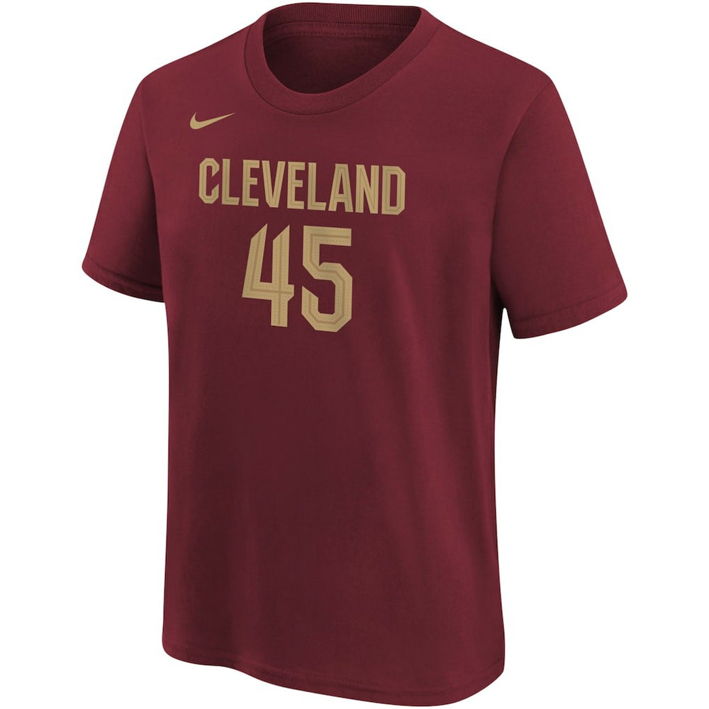 Donovan Mitchell Cleveland Cavaliers Youth Icon Edition Name & Number T-Shirt Wine - Nike