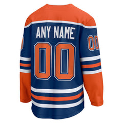 Edmonton Oilers Fanatics Home Breakaway Custom Jersey - Royal | US 5143722