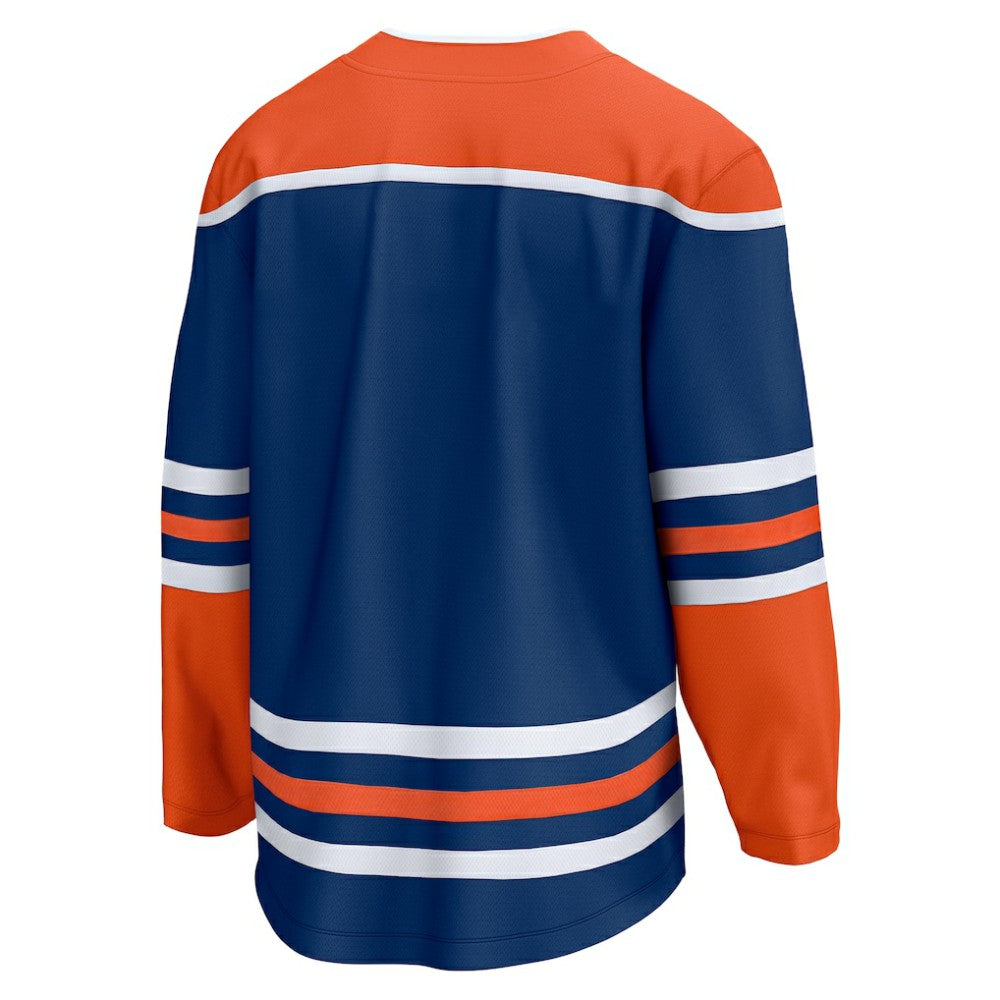 Edmonton Oilers Fanatics Home Breakaway Blank Jersey - Royal | US 5143783