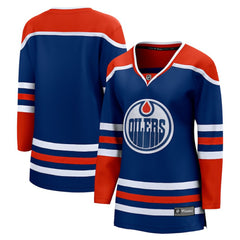 Edmonton Oilers Fanatics Women's Home Breakaway Blank Jersey - Royal | US 5143784