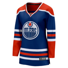 Edmonton Oilers Fanatics Women's Home Breakaway Blank Jersey - Royal | US 5143784