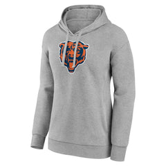 Chicago Bears Women's Primary Logo Pullover Hoodie - Gray Hoodies